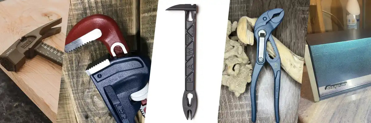 Various tools for construction and repair.